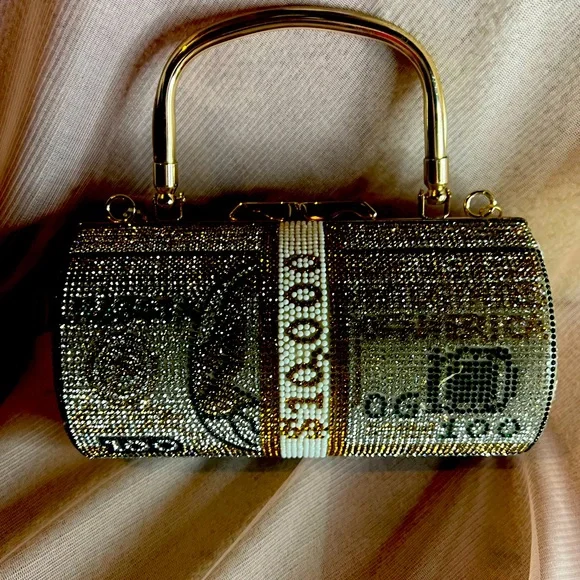 Money discount bling purse